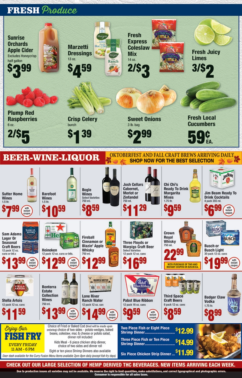 Weekly Liquor Ad 9-15